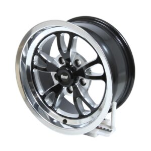 Buy Summit Racing™ Venom Black Milled Polished Lip Wheels