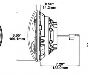 Buy JW Speaker 8700-Evo2-S 12/24V Dual Burn Headlight