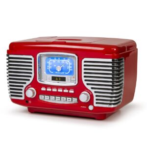 Find Best Crosley Corsair Alarm Clock/Radio/CD Player CR612B-RE Online