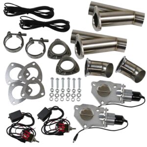 Summit Racing™ Complete Electric Exhaust Cutout Kits SUM-670112-2