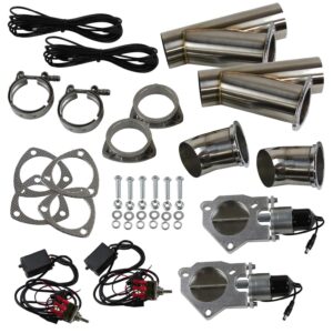 Summit Racing™ Complete Electric Exhaust Cutout Kits SUM-670113-2